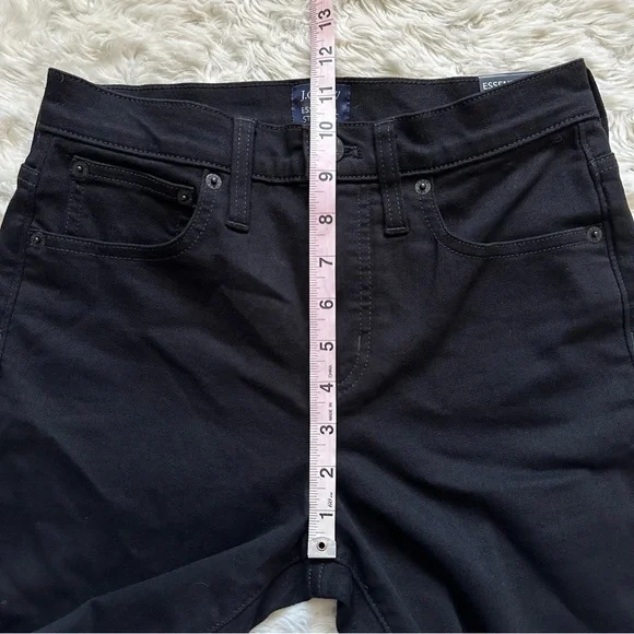 J. Crew Factory Jeans Essential Straight All-Day Stretch Black 25 NWT New - Picture 10 of 12